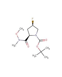 Astatech TERT-BUTYL (2R,4R)-4-FLUORO-2-(METHOXY(METHYL)CARBAMOYL)PYRROLIDINE-1-CARBOXYLATE; 1G; Purity 95%; MDL-MFCD32659943
